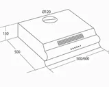 Вытяжка AKPO WK-7 Р3060 нерж.