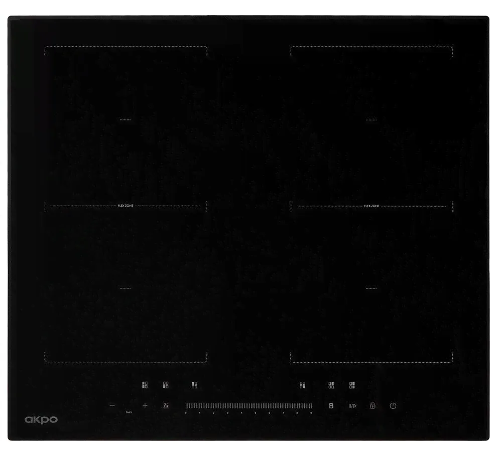 Варочная поверхность индукционная AKPO PIA 6094122FZ-2 BL, 4 конфорки