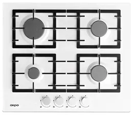 Газовая варочная панель Akpo PGA 604 BGC WH