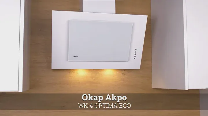Видеообзор вытяжки наклонной AKPO WK-4 Optima eco 60 белый